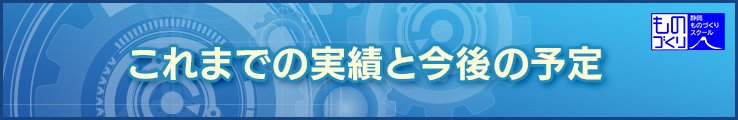 これまでの実績と今後の予定