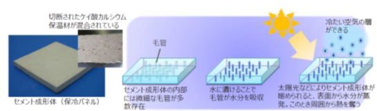 保水性セメント成形体①