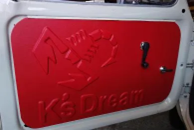 立体模様が浮かぶレザー製品の応用①