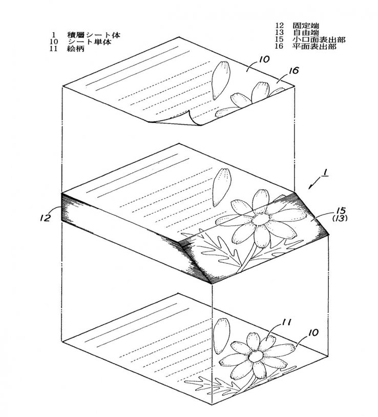 全体絵柄を維持する積層シート体の製造方法1